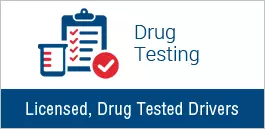 Fully Licensed, drug tested drivers