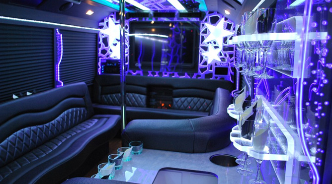 Petaluma 28 Passenger Party Bus