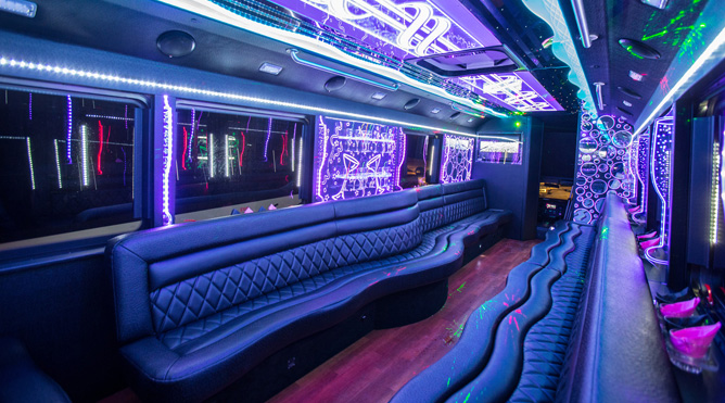 Petaluma 28 Passenger Party Bus