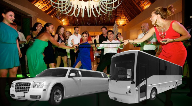 Bachelor party Limo Party Bus Rental Petaluma